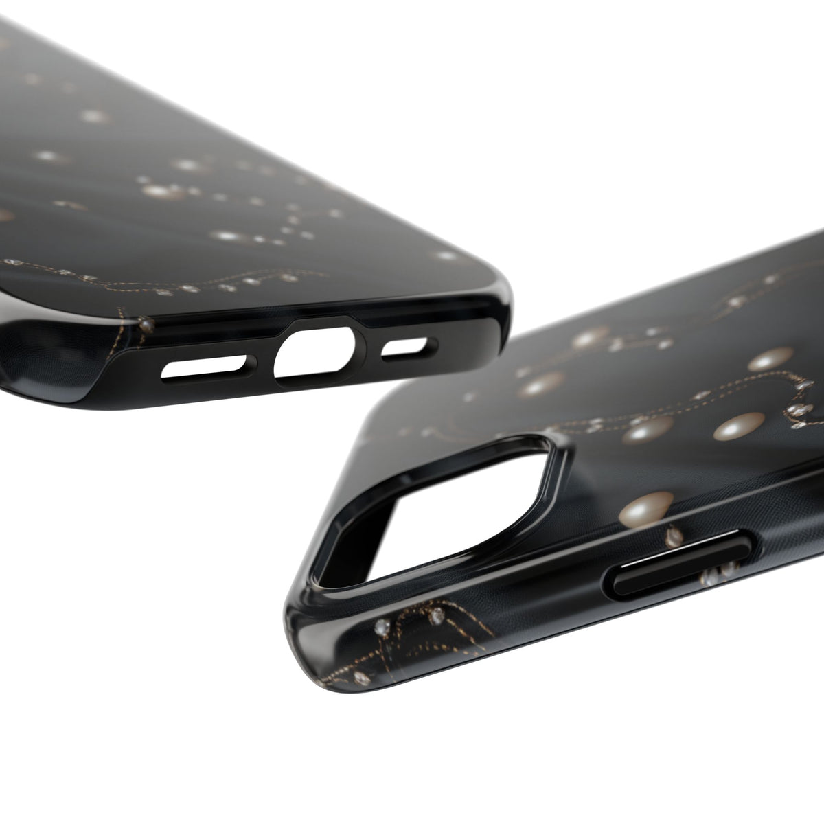 Fundas Premium MINUX para iPhone y Samsung Galaxy - Pearl Chain Velvet