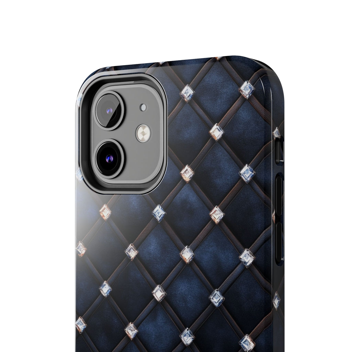 Fundas Premium MINUX para iPhone y Samsung Galaxy - Midnight Diamond Quilt