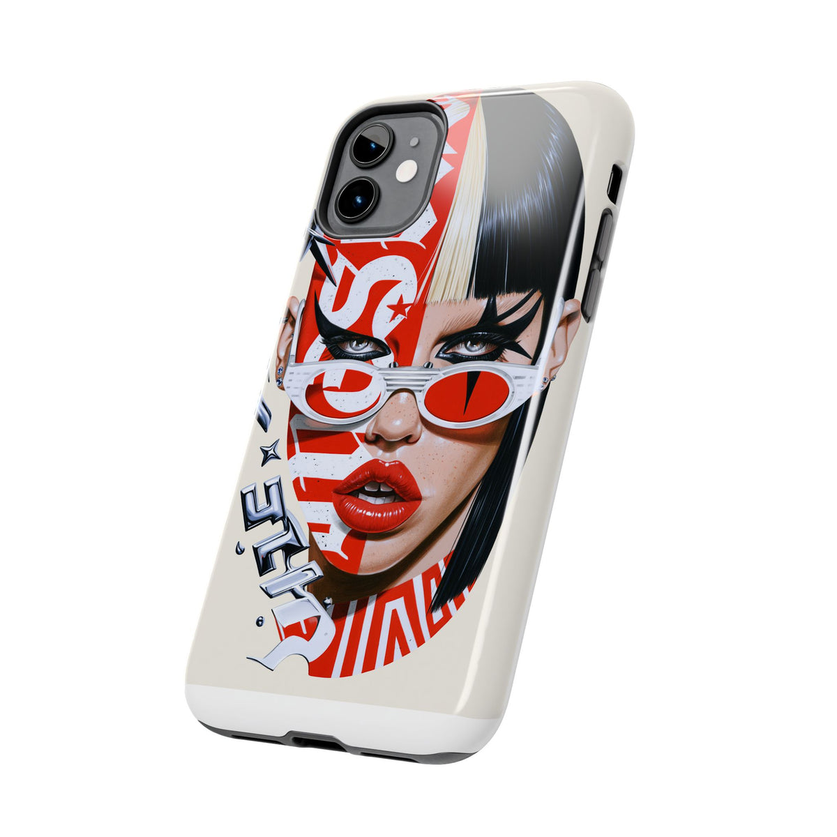 Fundas Premium MINUX para iPhone y Samsung Galaxy - Rebel Red Glasses