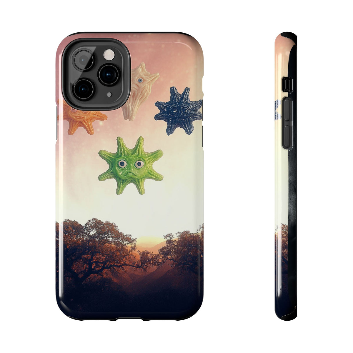 Fundas Premium MINUX para iPhone y Samsung Galaxy - Cosmic Star Shapes