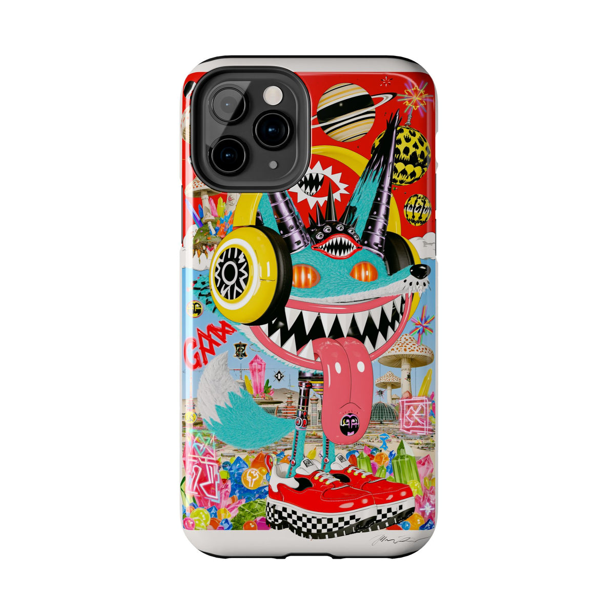 Fundas Premium MINUX para iPhone y Samsung Galaxy - Cyberpunk Fox Beast