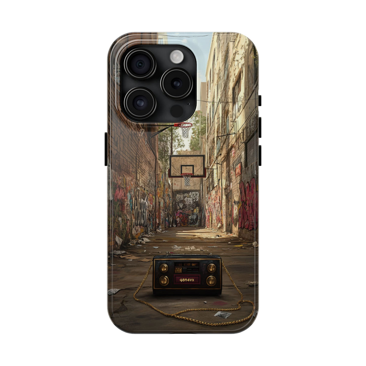 Funda Premium MINUX para iPhone y Samsung Galaxy - Street Radio 001