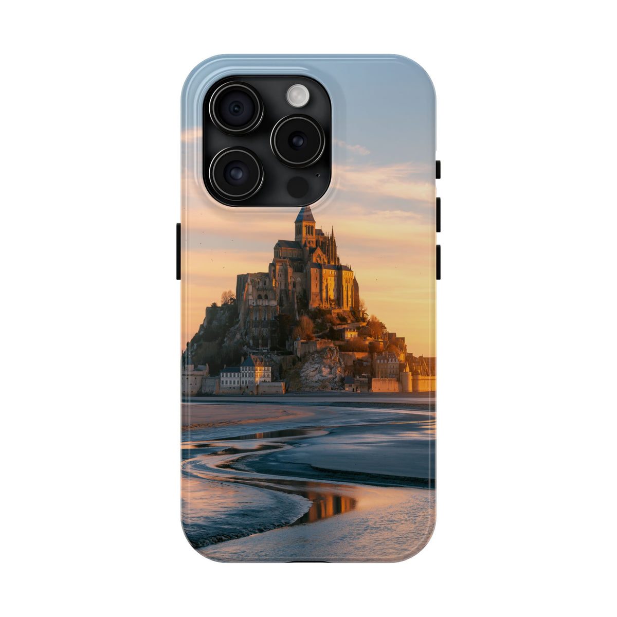Funda Premium MINUX para iPhone y Samsung Galaxy - Mont Saint-Michel