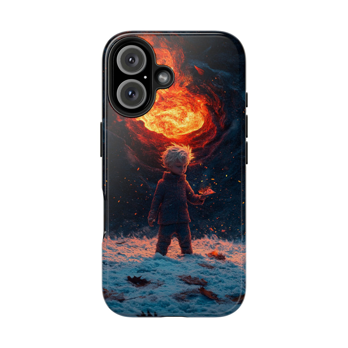 Funda Premium MINUX para iPhone y Samsung Galaxy - Flame kid