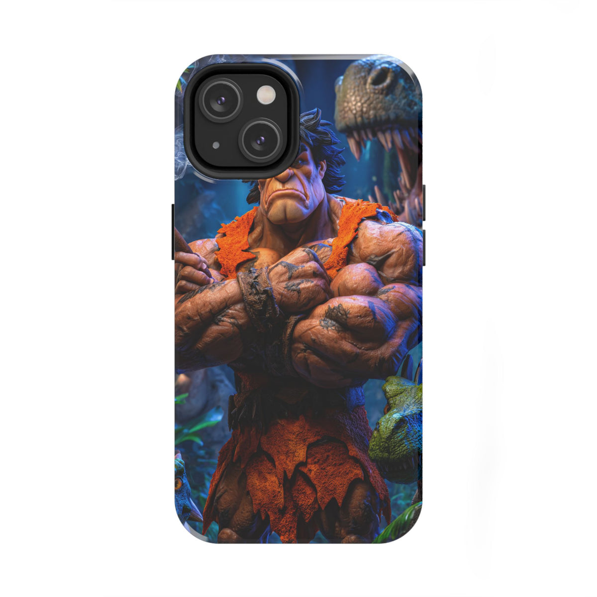 Funda Premium MINUX para iPhone y Samsung Galaxy - Caveman 001