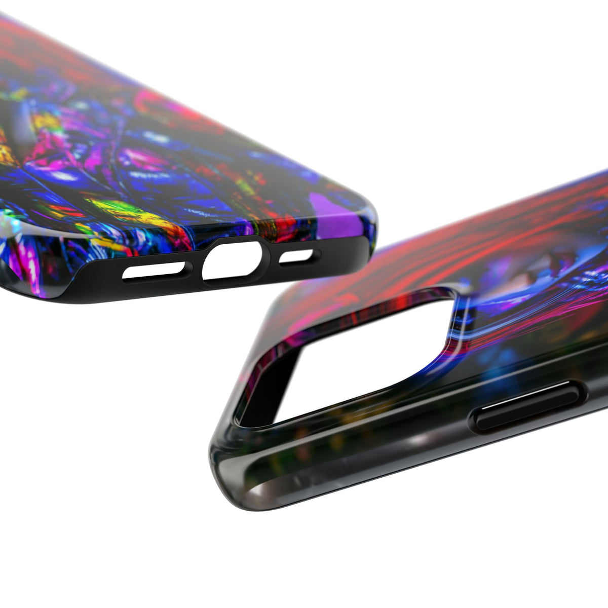 Funda Premium MINUX para iPhone y Samsung Galaxy - Cyberpunk Girl 001