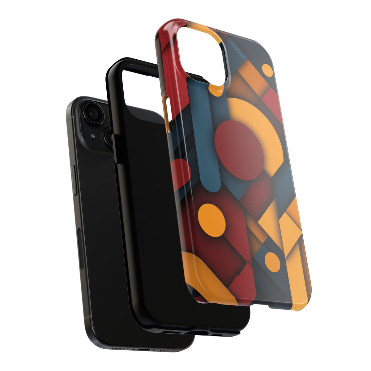 Fundas Premium MINUX para iPhone y Samsung Galaxy - Geometric Pulse