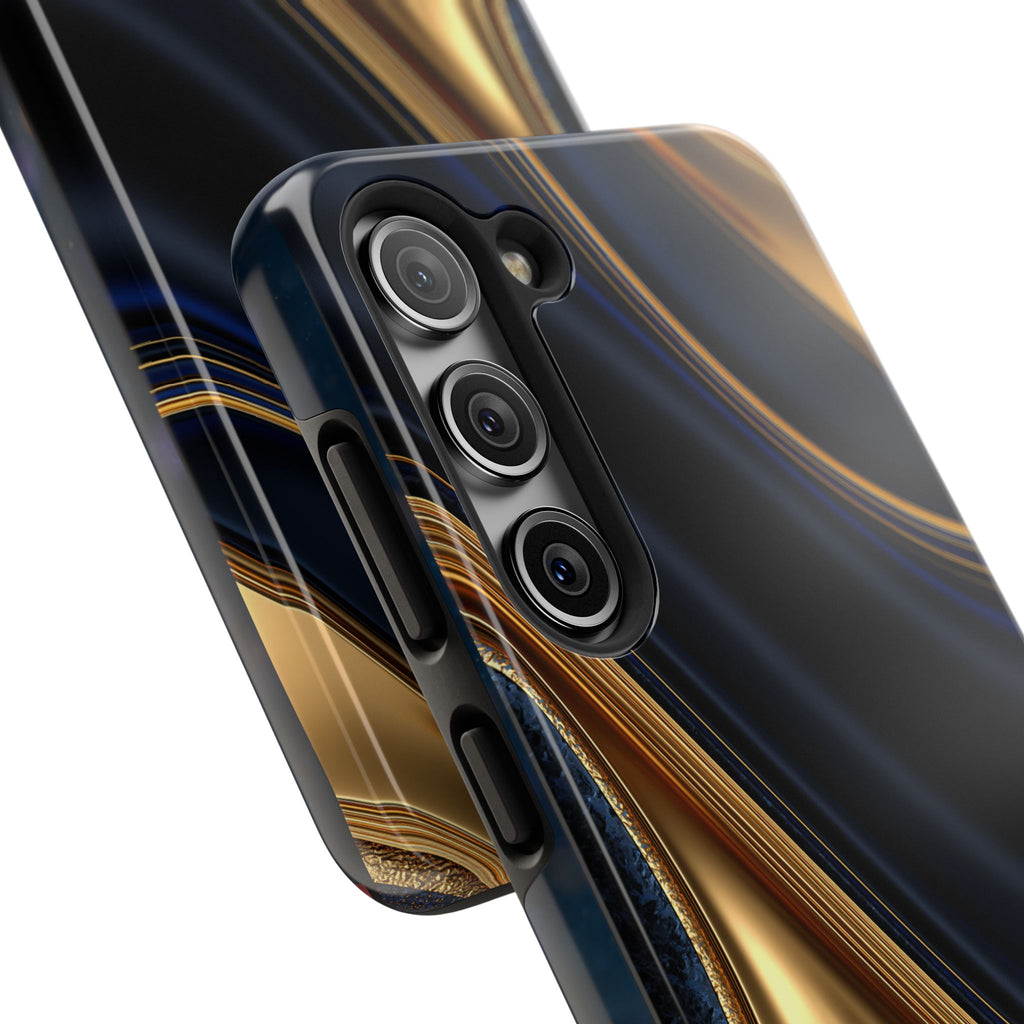 Funda Premium MINUX para iPhone y Samsung Galaxy - Liquid Gold