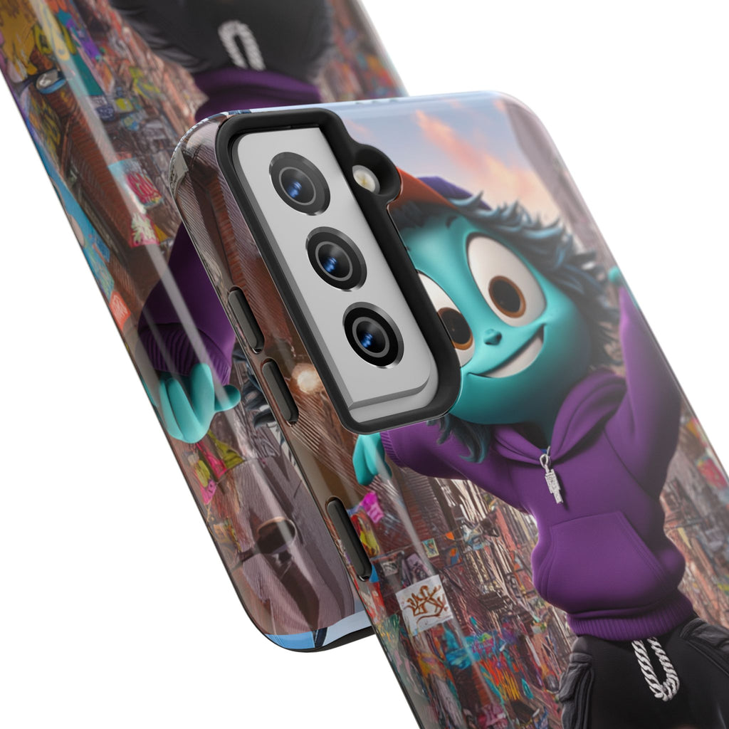 Funda Premium MINUX para iPhone y Samsung Galaxy - Alien Boy 002