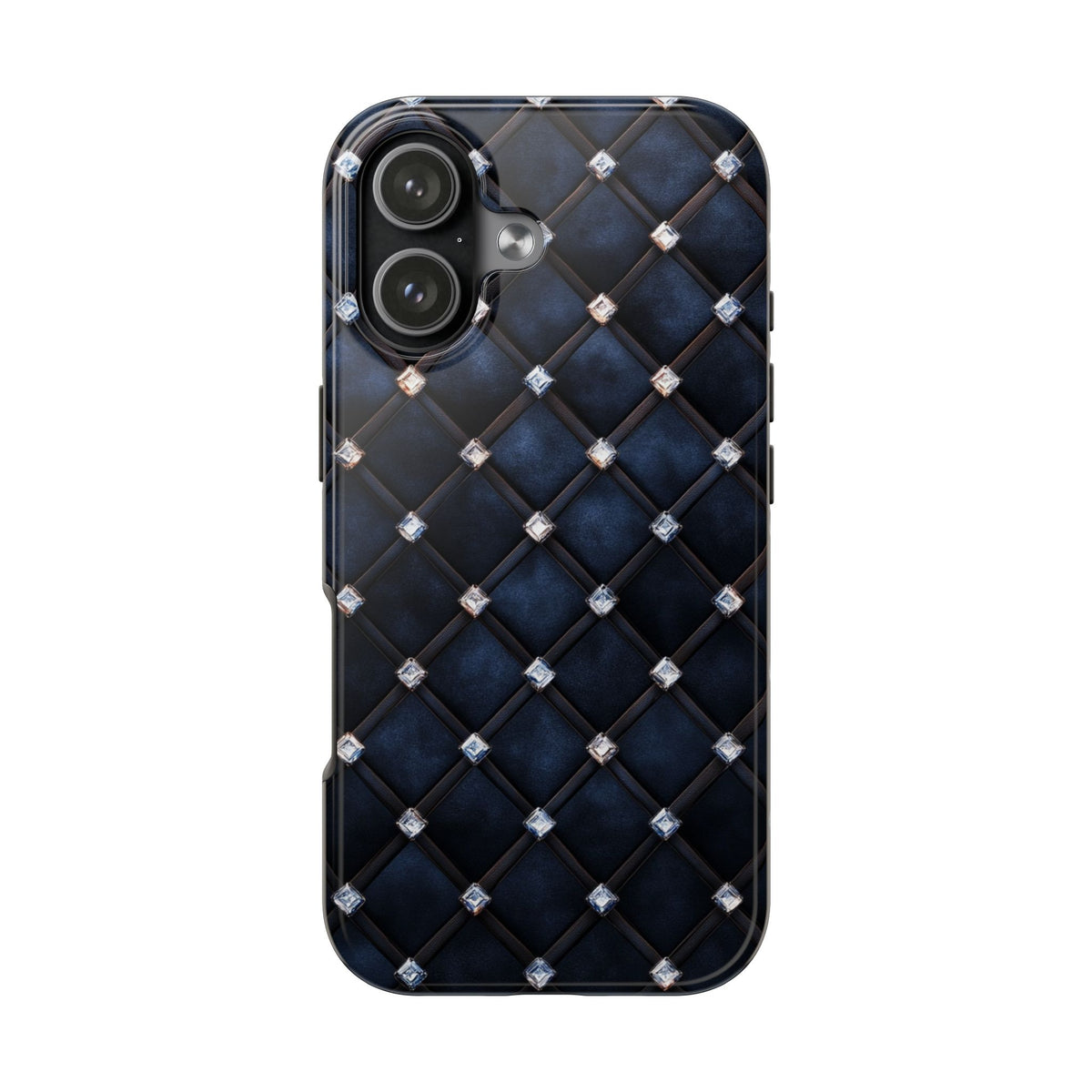 Fundas Premium MINUX para iPhone y Samsung Galaxy - Midnight Diamond Quilt