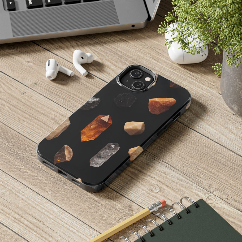 Fundas Premium MINUX para iPhone y Samsung Galaxy - Precious Stone Scatter