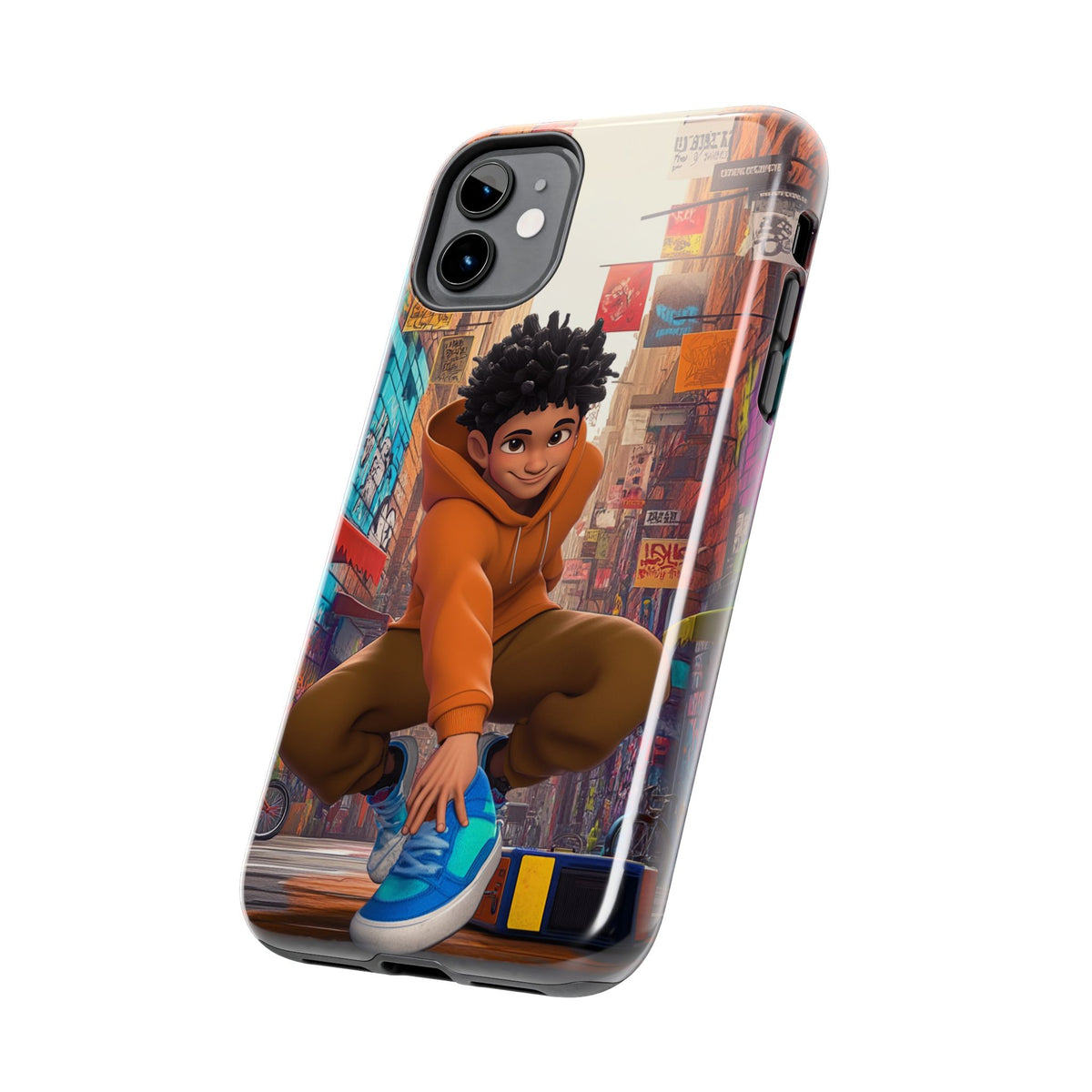Funda Premium MINUX para iPhone y Samsung Galaxy - Street Kid 001