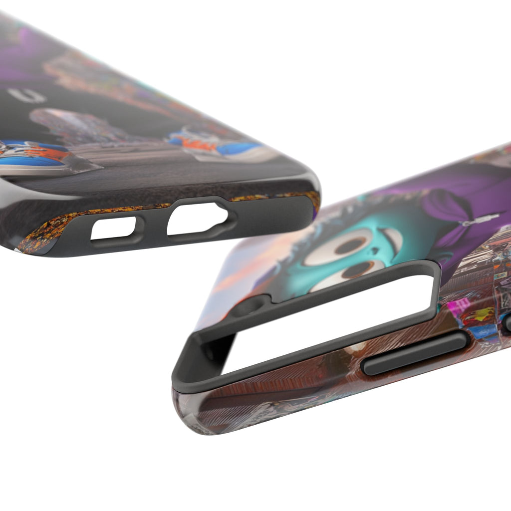 Funda Premium MINUX para iPhone y Samsung Galaxy - Alien Boy 002