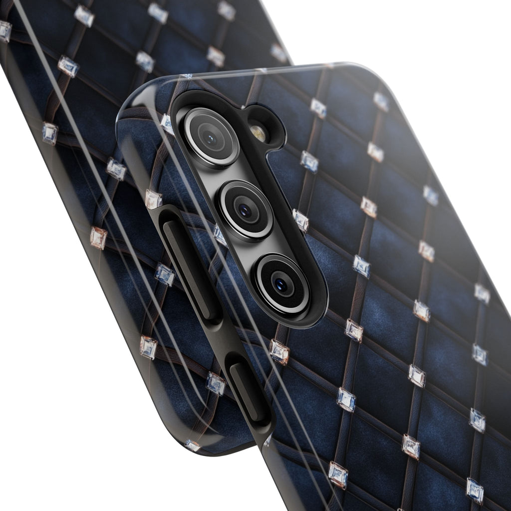 Fundas Premium MINUX para iPhone y Samsung Galaxy - Midnight Diamond Quilt