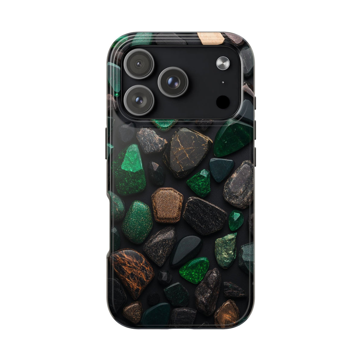 Fundas Premium MINUX para iPhone y Samsung Galaxy - Emerald Stone Mosaic