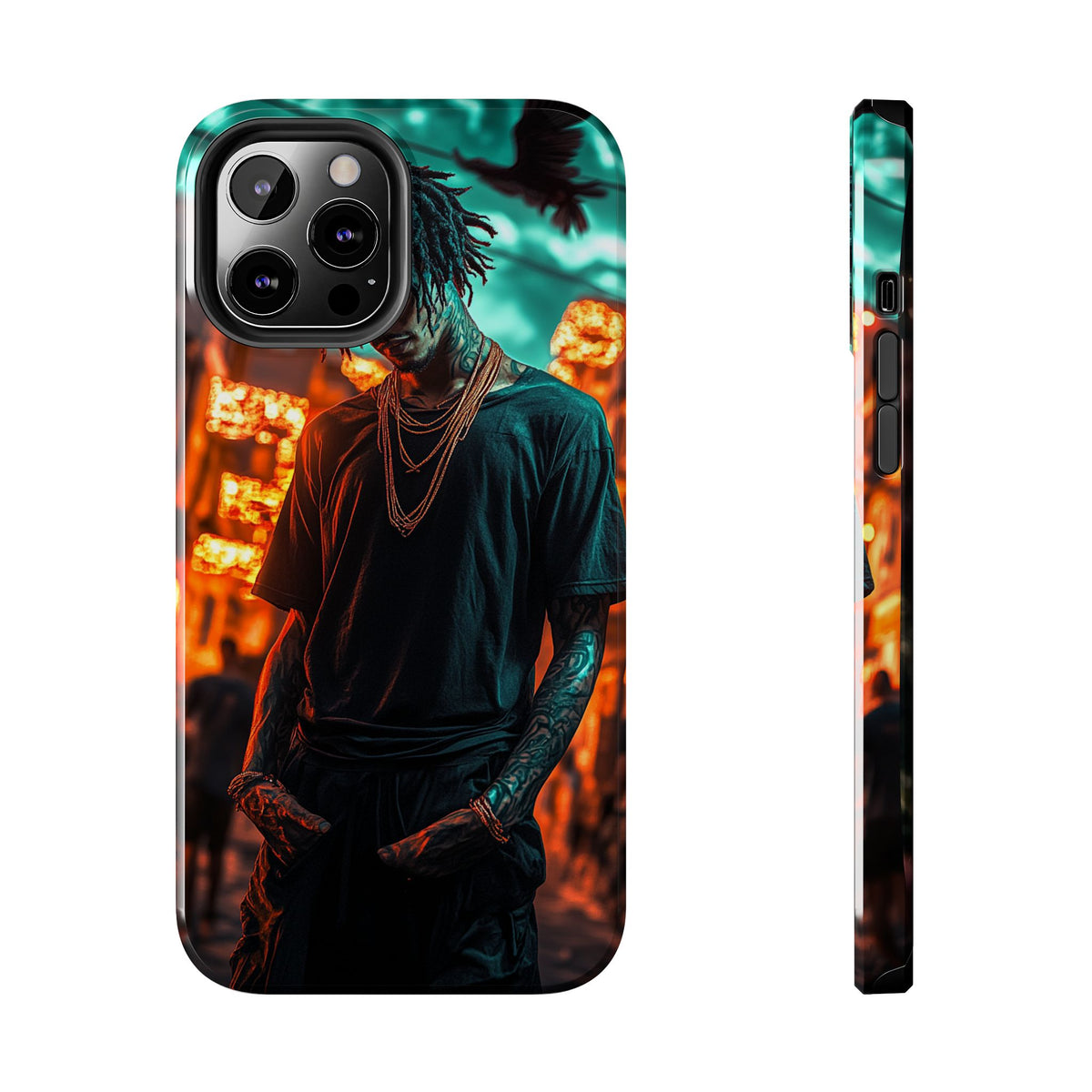 Funda Premium MINUX para iPhone y Samsung Galaxy - Cyber dreads