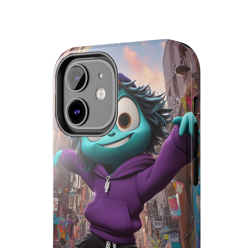 Funda Premium MINUX para iPhone y Samsung Galaxy - Alien Boy 002