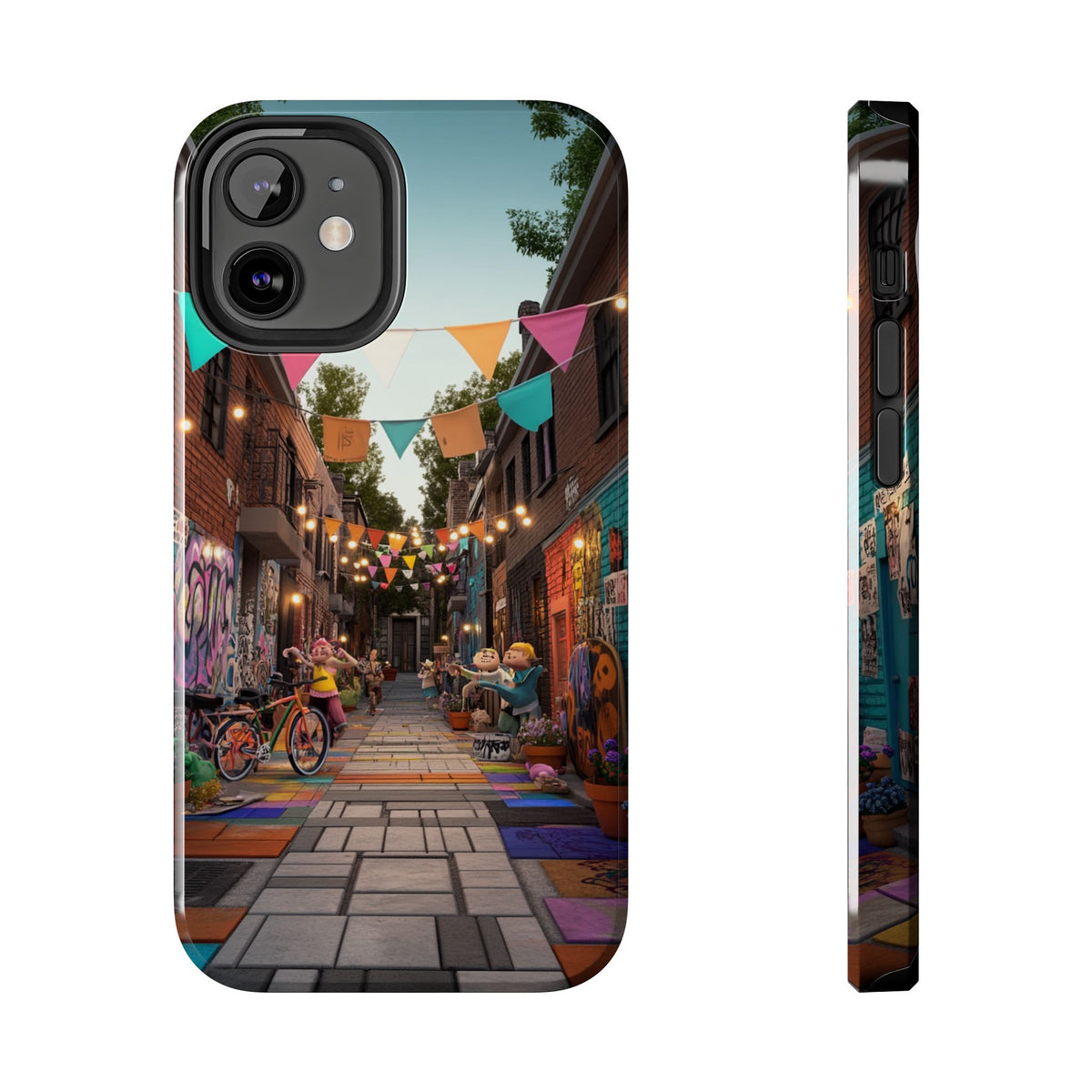 Funda Premium MINUX para iPhone y Samsung Galaxy - Street Party 003