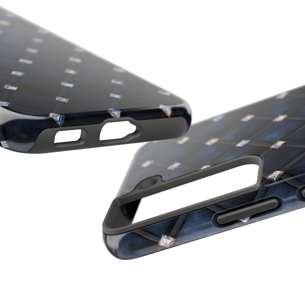 Fundas Premium MINUX para iPhone y Samsung Galaxy - Midnight Diamond Quilt