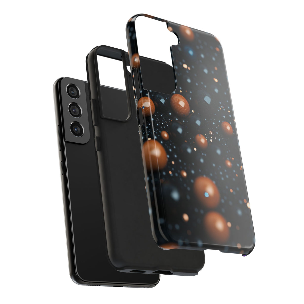 Fundas Premium MINUX para iPhone y Samsung Galaxy - Copper Pearl Constellation