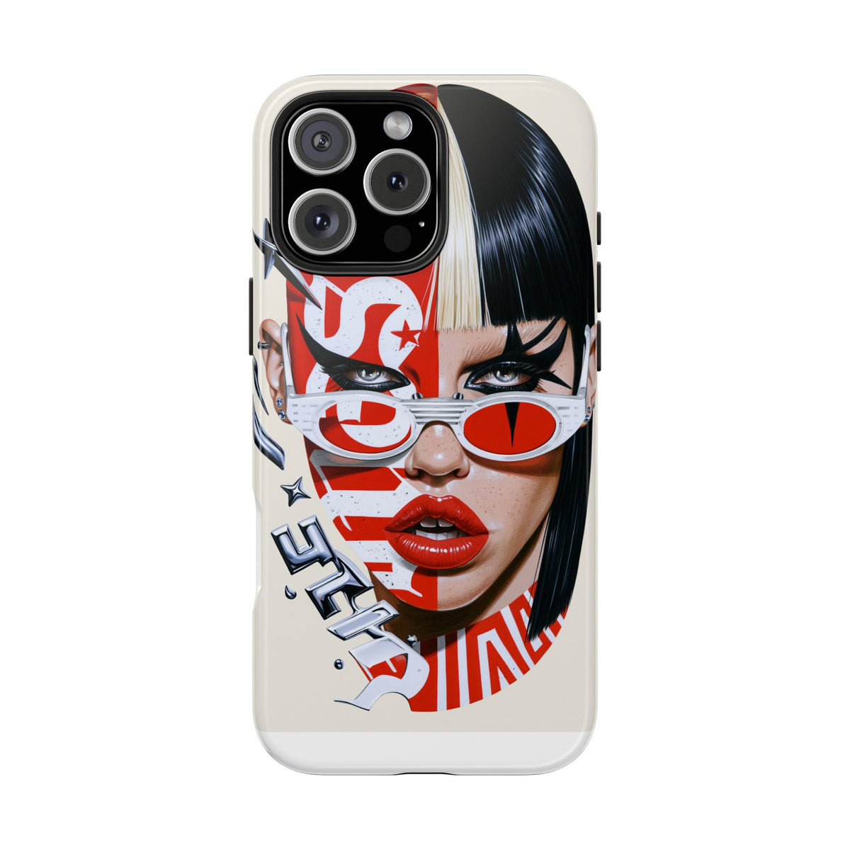Fundas Premium MINUX para iPhone y Samsung Galaxy - Rebel Red Glasses