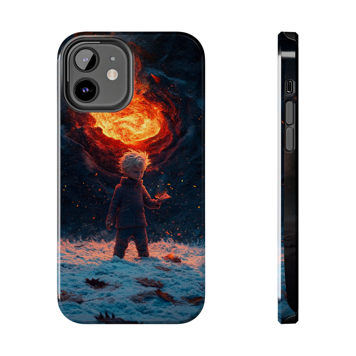 Funda Premium MINUX para iPhone y Samsung Galaxy - Flame kid