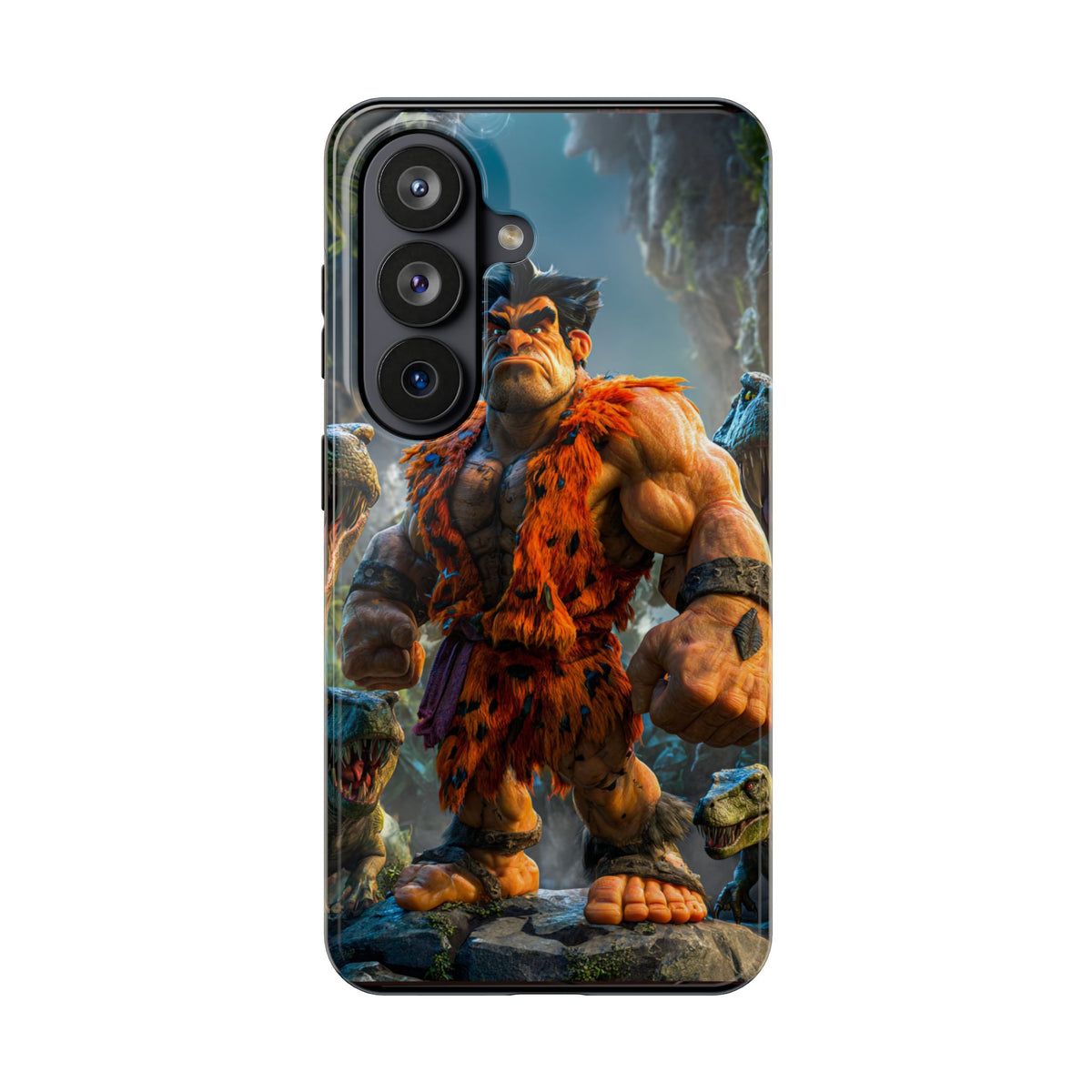 Funda Premium MINUX para iPhone y Samsung Galaxy - Caveman 002