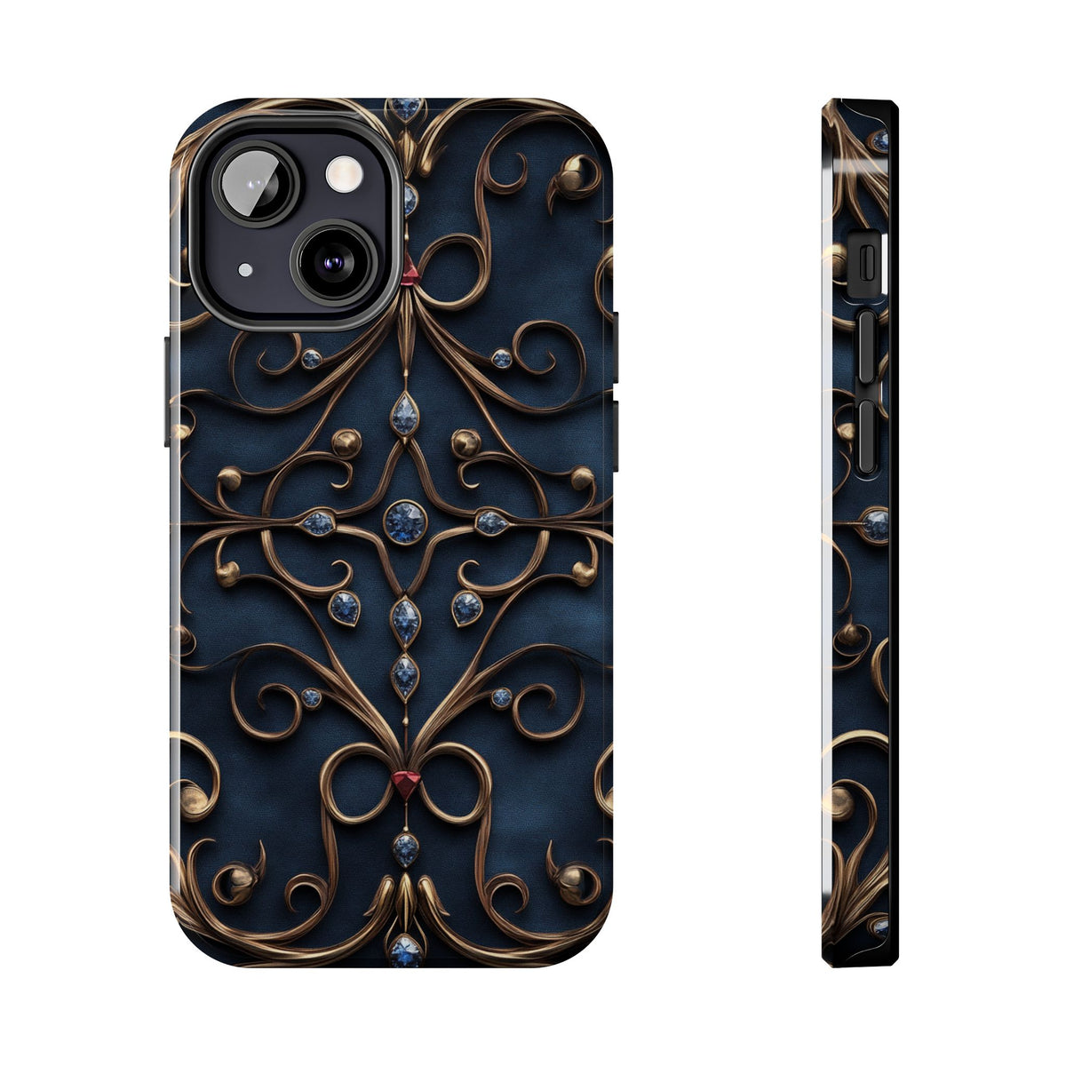 Fundas Premium MINUX para iPhone y Samsung Galaxy - Royal Gold Filigree