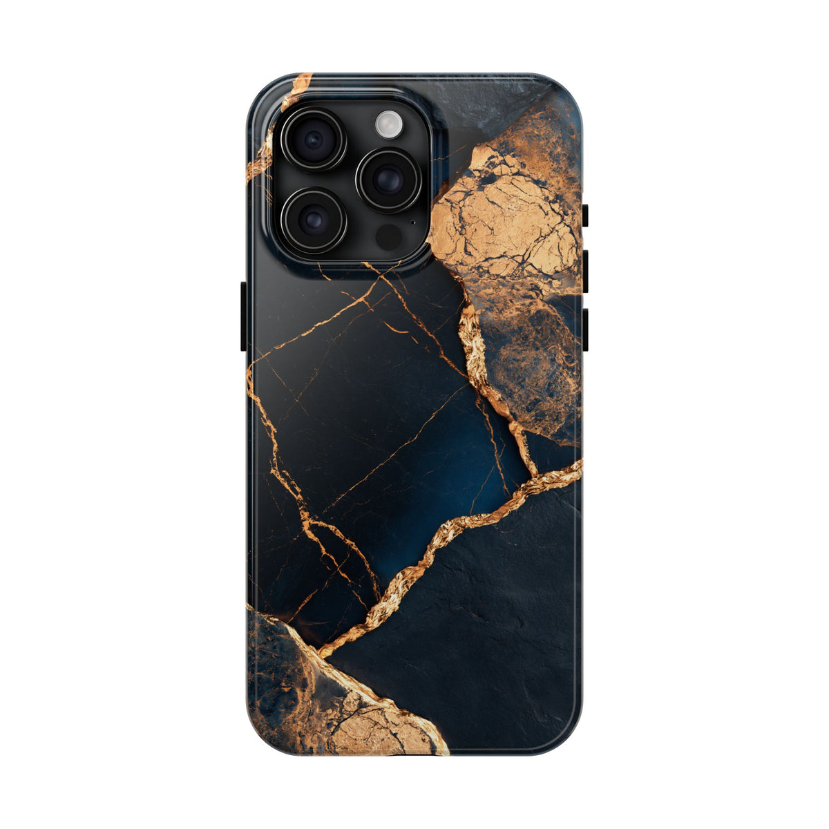 Funda Premium MINUX para iPhone y Samsung Galaxy - Golden Marble