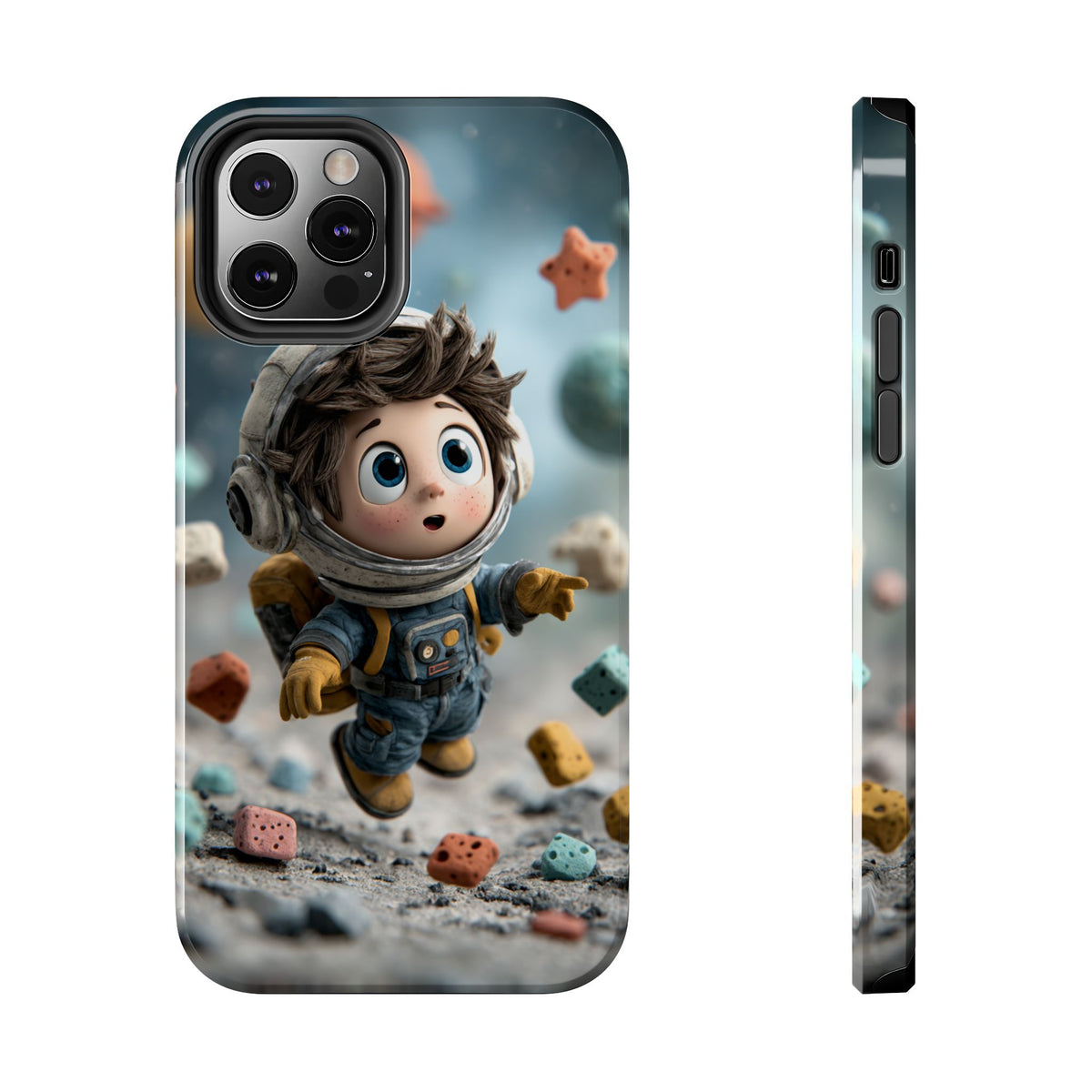 Funda Premium MINUX para iPhone y Samsung Galaxy - Astronaut child