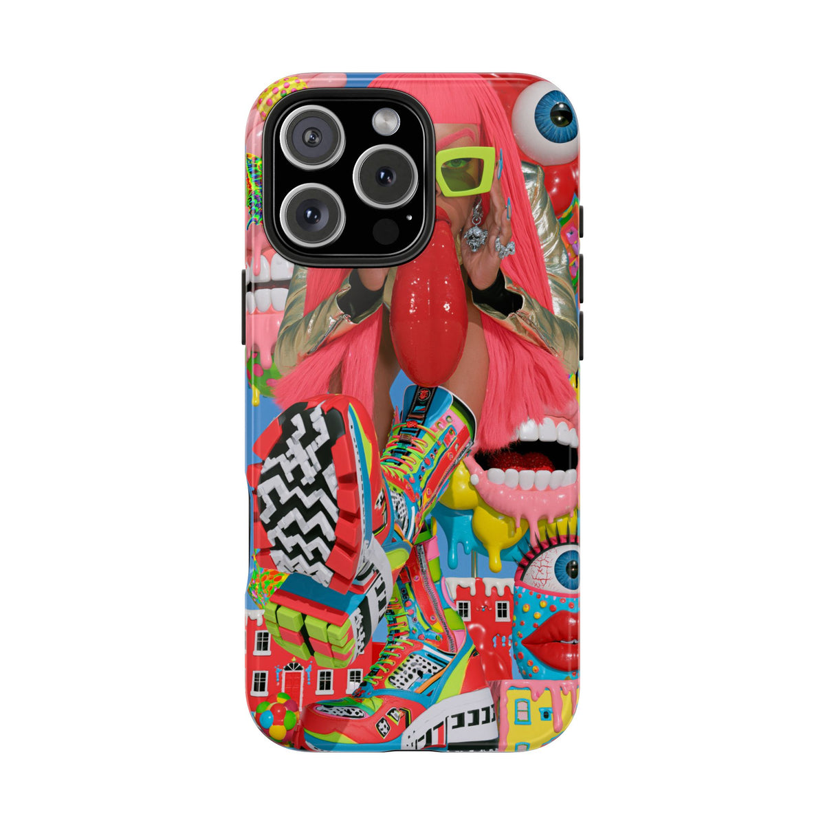 Fundas Premium MINUX para iPhone y Samsung Galaxy - Crimson Dream Creature
