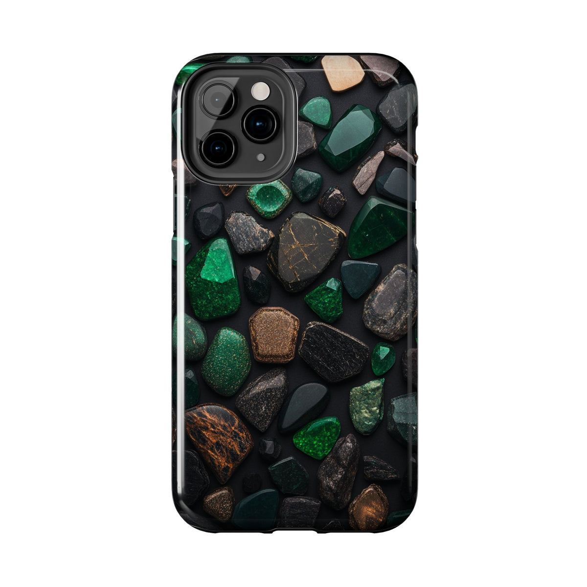 Fundas Premium MINUX para iPhone y Samsung Galaxy - Emerald Stone Mosaic
