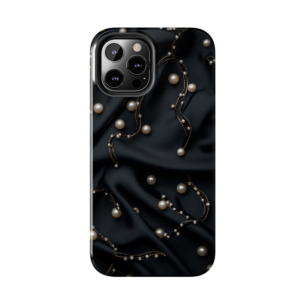 Fundas Premium MINUX para iPhone y Samsung Galaxy - Pearl Chain Velvet