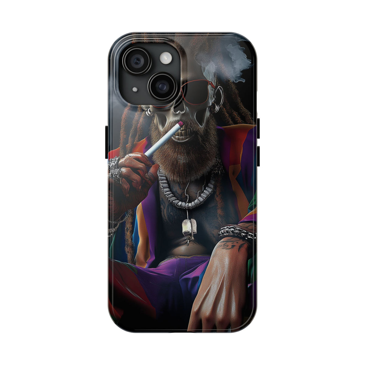 Funda Premium MINUX para iPhone y Samsung Galaxy - Dread Smoke