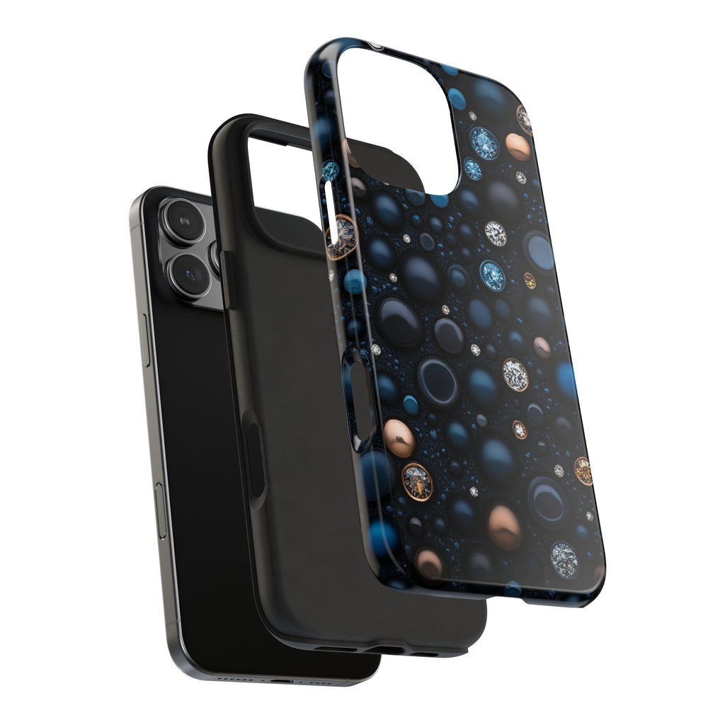 Fundas Premium MINUX para iPhone y Samsung Galaxy - Midnight Blue Pearl Mosaic