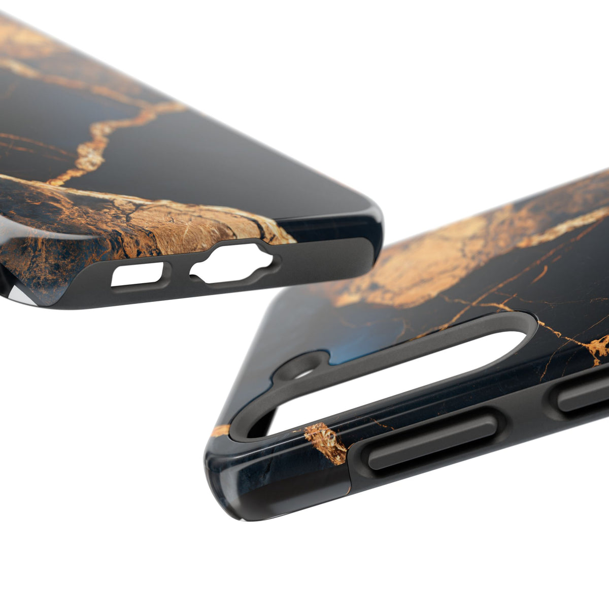 Funda Premium MINUX para iPhone y Samsung Galaxy - Golden Marble