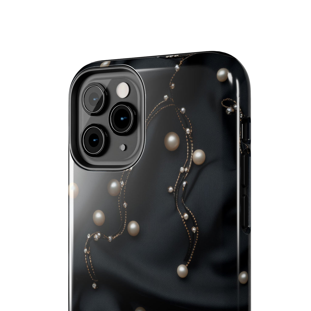 Fundas Premium MINUX para iPhone y Samsung Galaxy - Pearl Chain Velvet