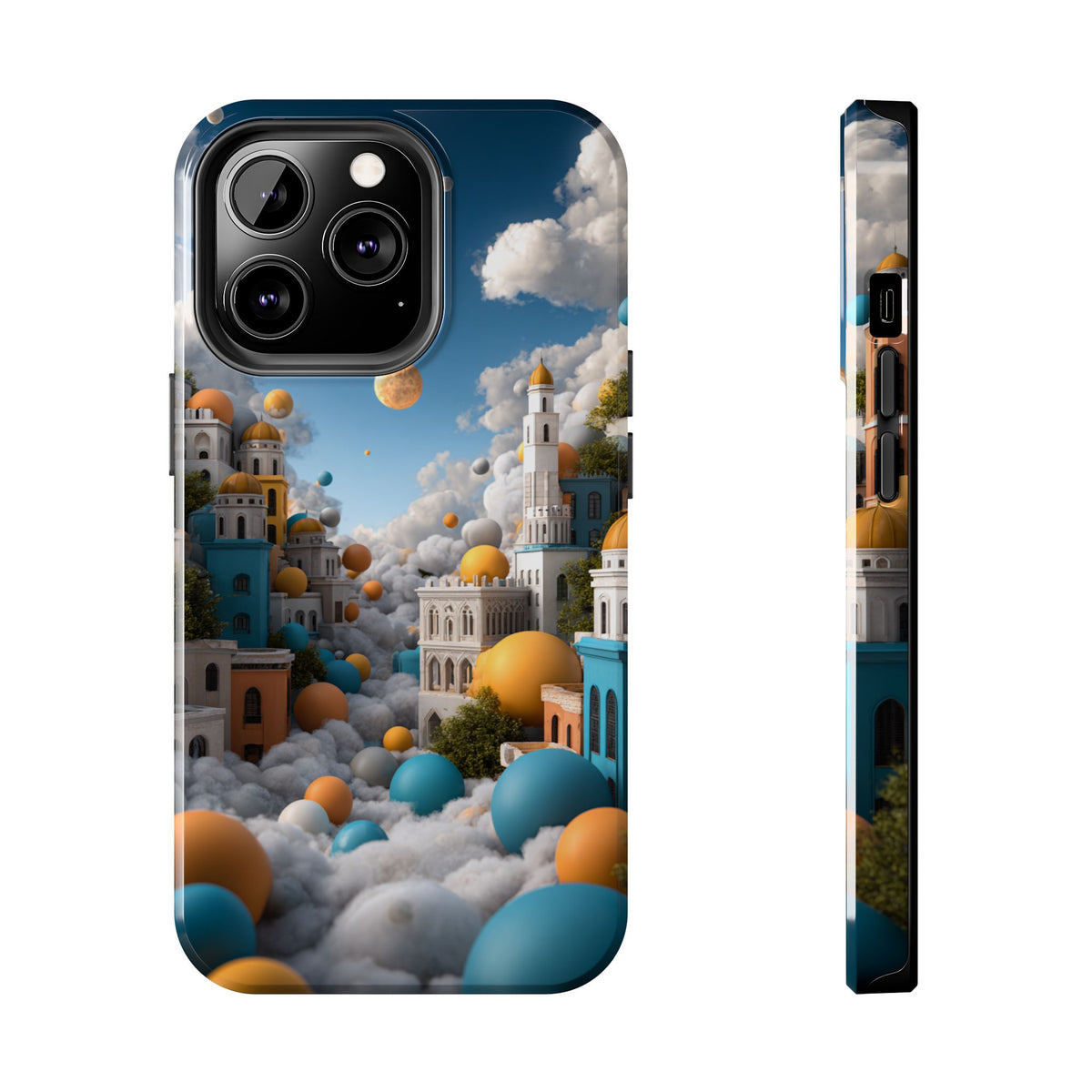 Funda Premium MINUX para iPhone y Samsung Galaxy - Sky