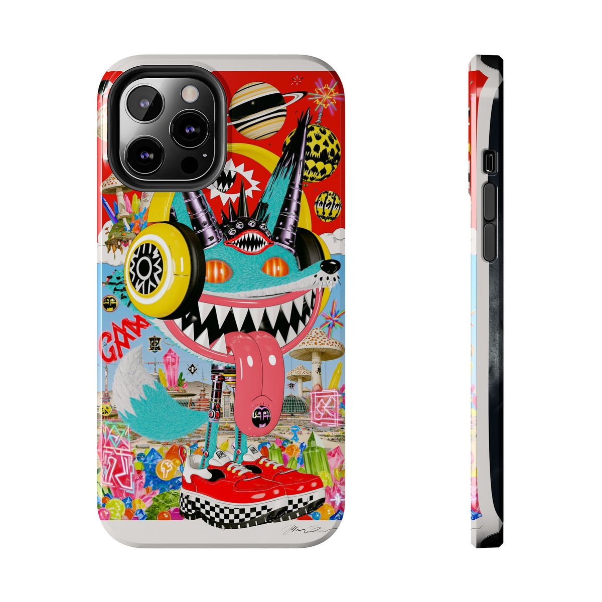 Fundas Premium MINUX para iPhone y Samsung Galaxy - Cyberpunk Fox Beast