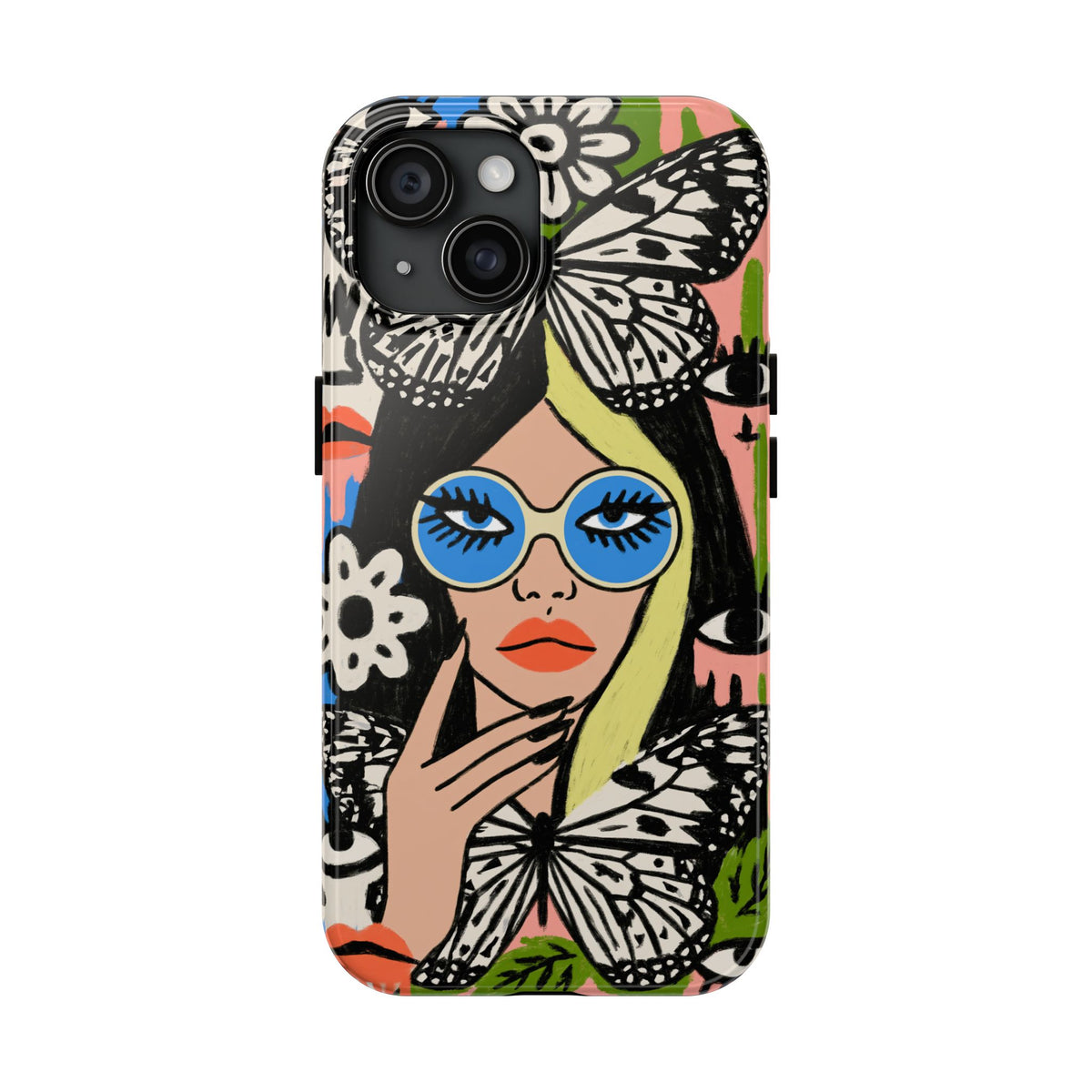 Fundas Premium MINUX para iPhone y Samsung Galaxy - Floral Butterfly Muse