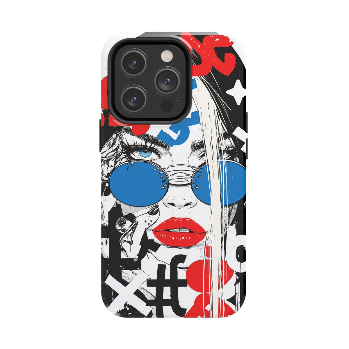 Fundas Premium MINUX para iPhone y Samsung Galaxy - Rebel Pop Portrait