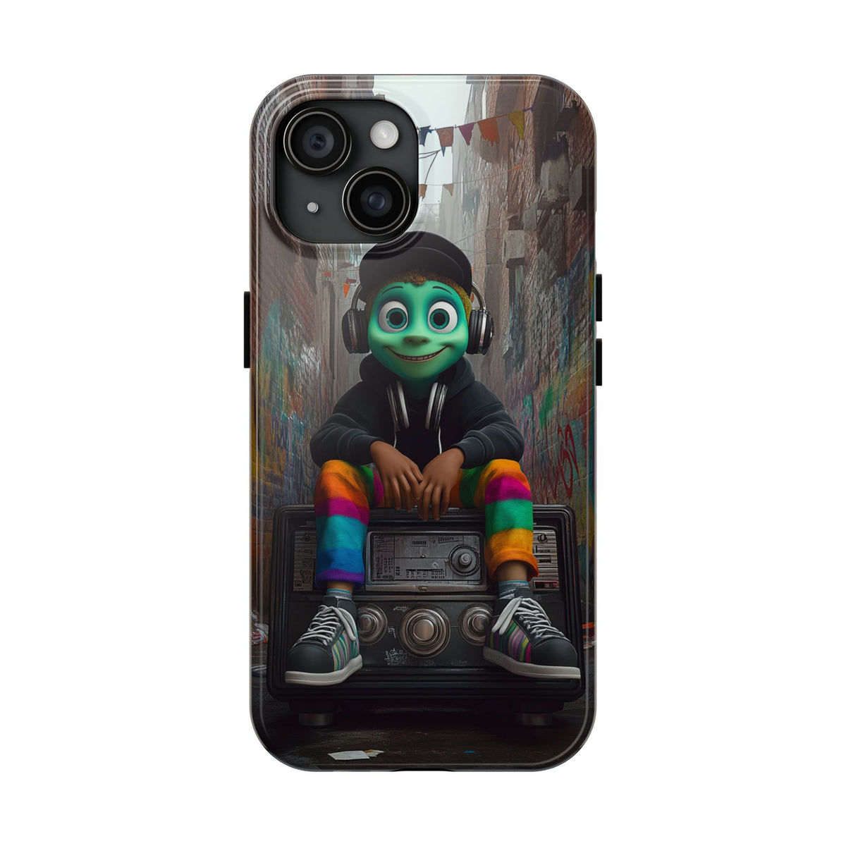 Funda Premium MINUX para iPhone y Samsung Galaxy - Alien Boy