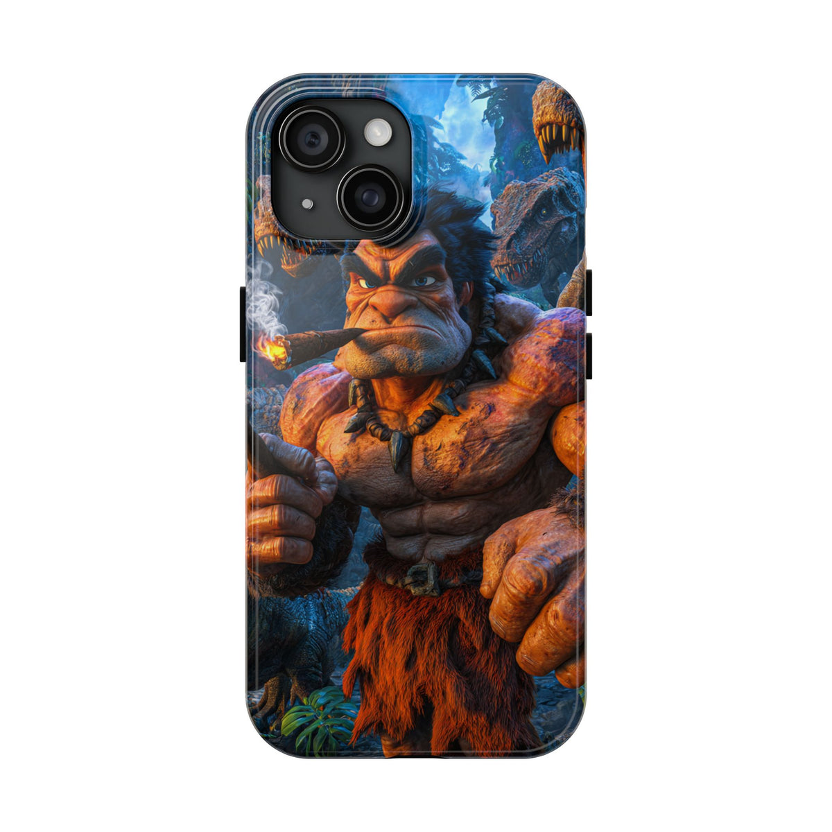 Funda Premium MINUX para iPhone y Samsung Galaxy - Caveman 003