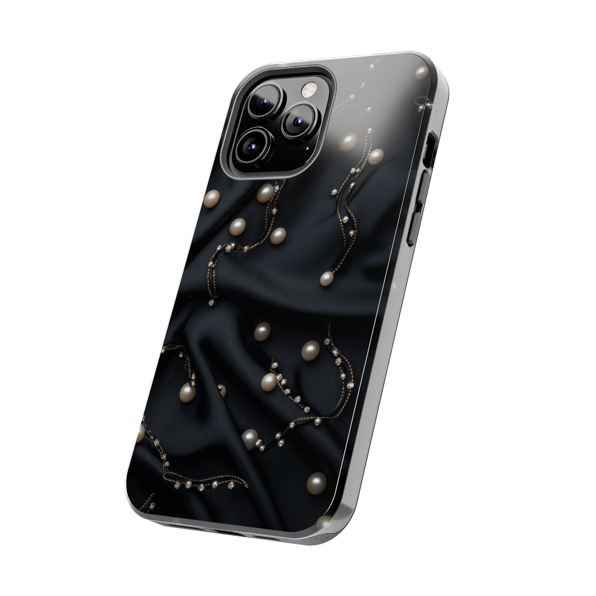 Fundas Premium MINUX para iPhone y Samsung Galaxy - Pearl Chain Velvet