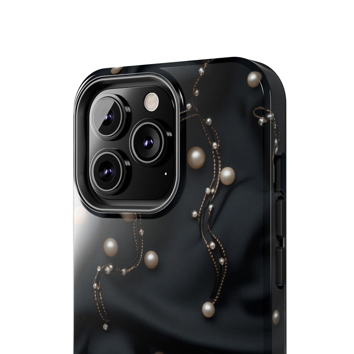Fundas Premium MINUX para iPhone y Samsung Galaxy - Pearl Chain Velvet