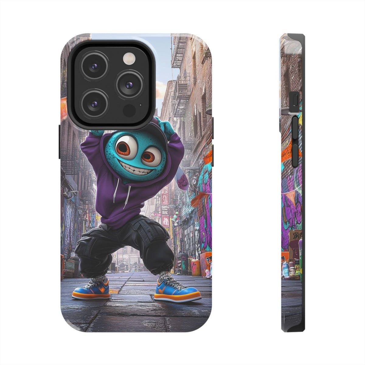 Funda Premium MINUX para iPhone y Samsung Galaxy - Alien Boy 001