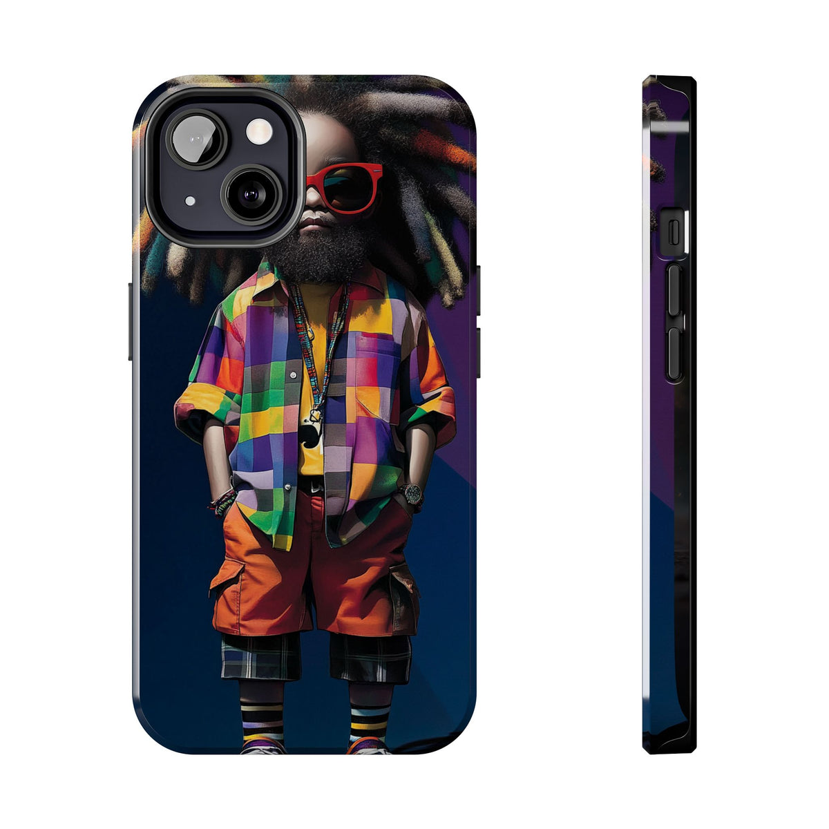 Funda Premium MINUX para iPhone y Samsung Galaxy - Psycho Shaman
