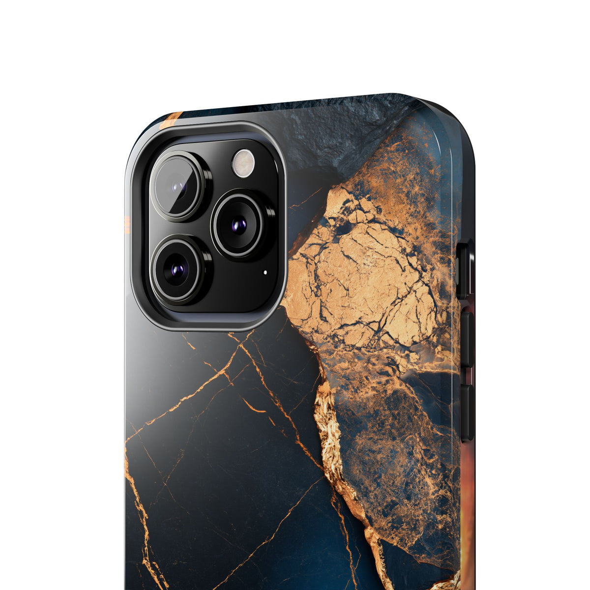 Funda Premium MINUX para iPhone y Samsung Galaxy - Golden Marble