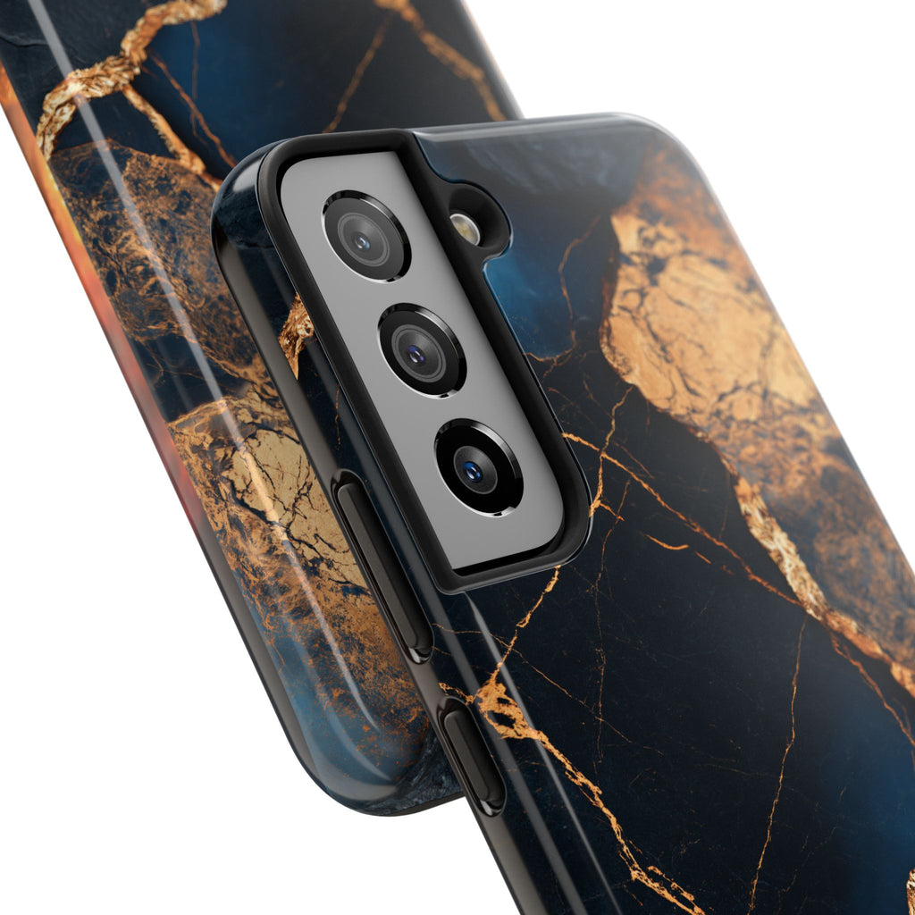 Funda Premium MINUX para iPhone y Samsung Galaxy - Golden Marble