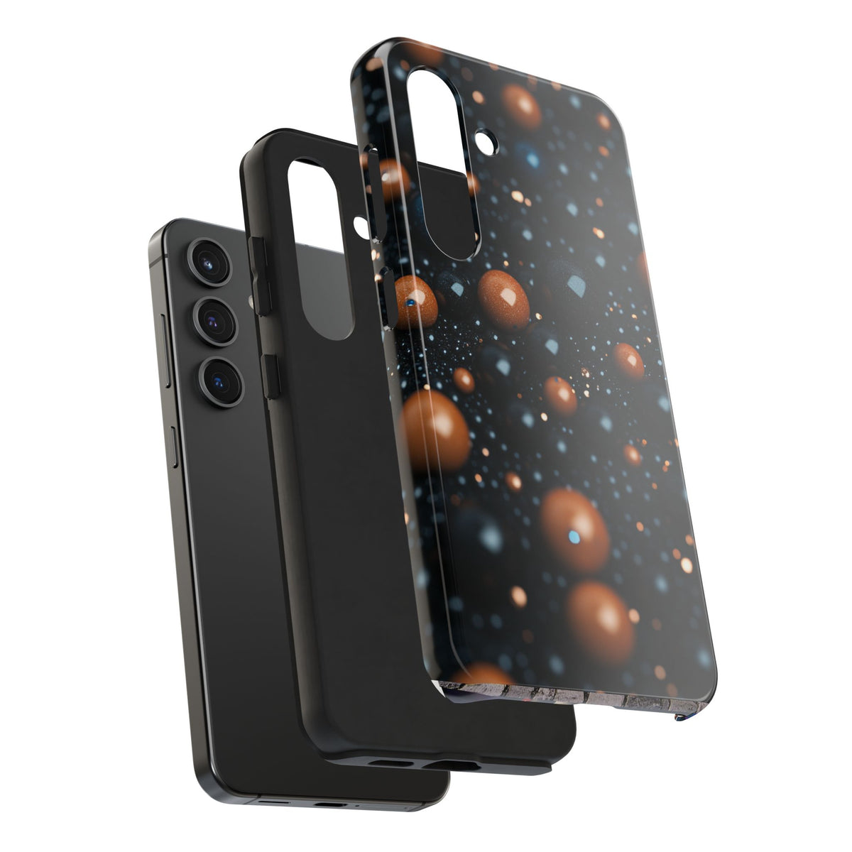 Fundas Premium MINUX para iPhone y Samsung Galaxy - Copper Pearl Constellation